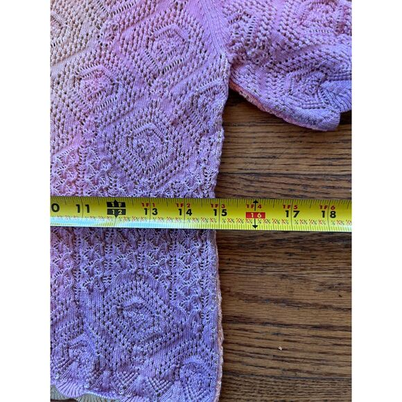 Jonathan Simkhai Thelma Ombre Knit Polo Sweater Shirt Top Women's Size Small - Picture 8 of 8